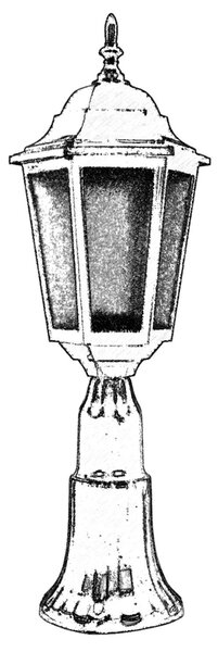 ASIR Venkovní lampa BSU-68188 černá