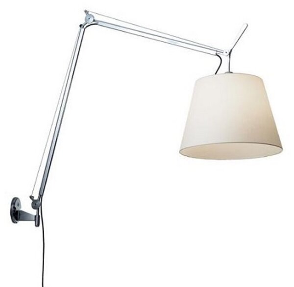 Nástěnná Svítidla Artemide, stmívatelné, Metalická, Obývací pokoj, Hliník