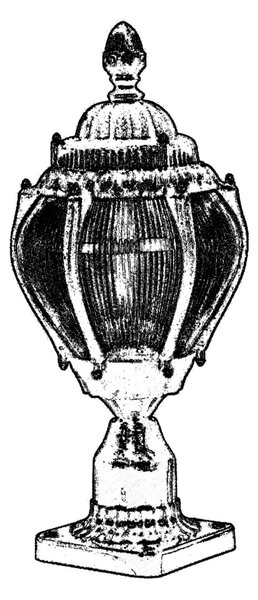 ASIR Venkovní lampa BSU-68202 černá