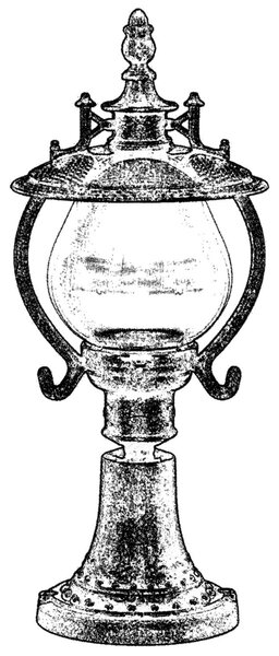 ASIR Venkovní lampa BSU-68205 hnědá