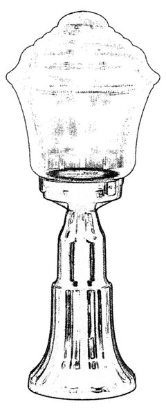 ASIR Venkovní lampa BSU-68201 černá