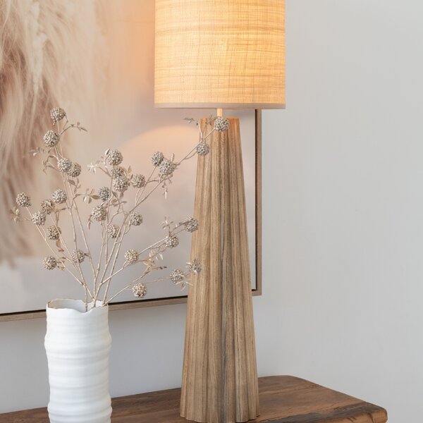 Dřevěná stolní lampa J-line Baya 100 cm