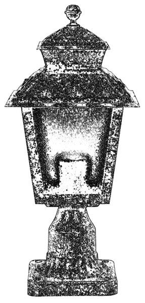 ASIR Venkovní lampa BSU-68213 hnědá