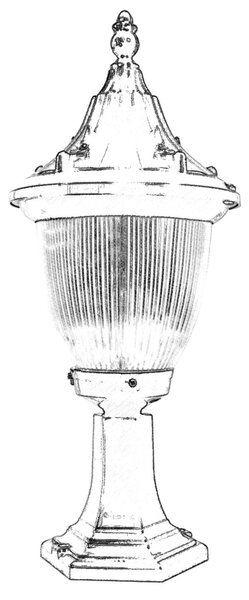 ASIR Venkovní lampa BSU-68186 černá