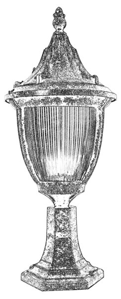 ASIR Venkovní lampa BSU-68186 hnědá