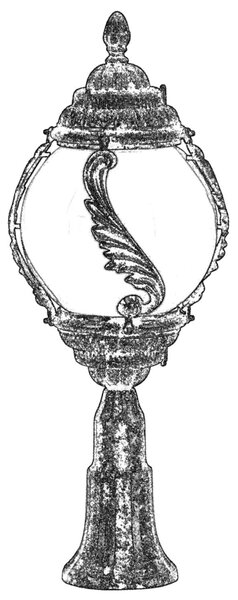 ASIR Venkovní lampa BSU-68182 hnědá