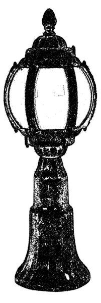 ASIR Venkovní lampa BSU-68203 hnědá