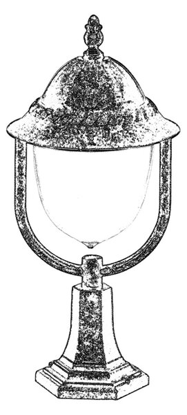 ASIR Venkovní lampa BSU-68212 hnědá