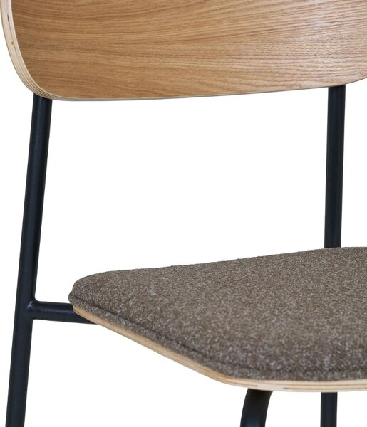 Nordic Living Dřevěná jídelní židle Estapona