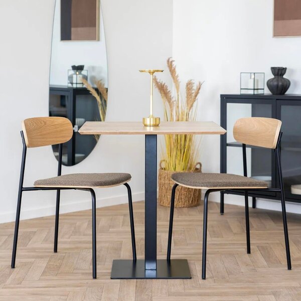 Nordic Living Dřevěná jídelní židle Estapona