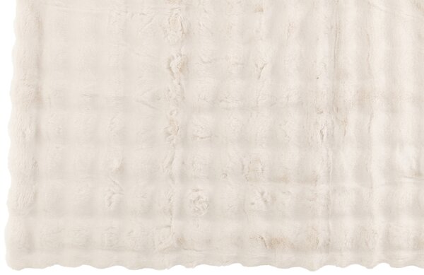 Bílý pléd J-line Wavy 180 x 130 cm