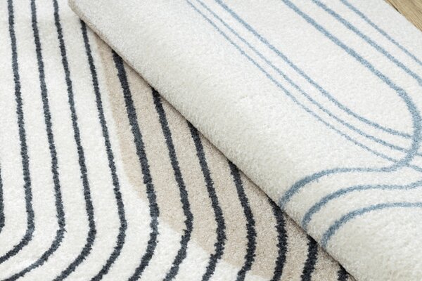 Koberec FUSION 7157 bílý / zlatý