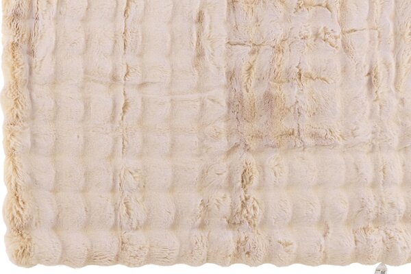 -25 % Dny MOMENTI– Béžový pléd J-line Wavy 180 x 130 cm