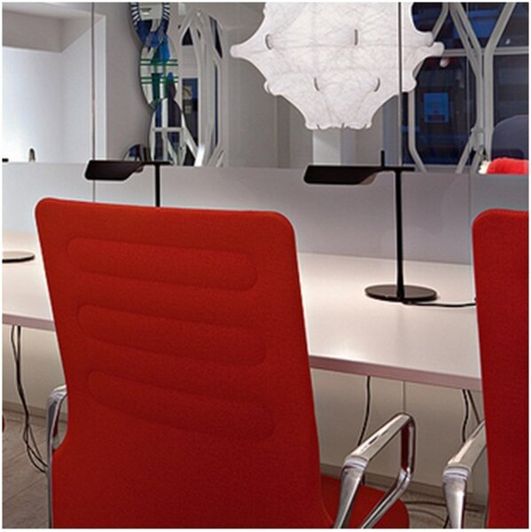 Stolní lampa FLOS, stmívatelné, Bílá, Obývací pokoj, Hliník