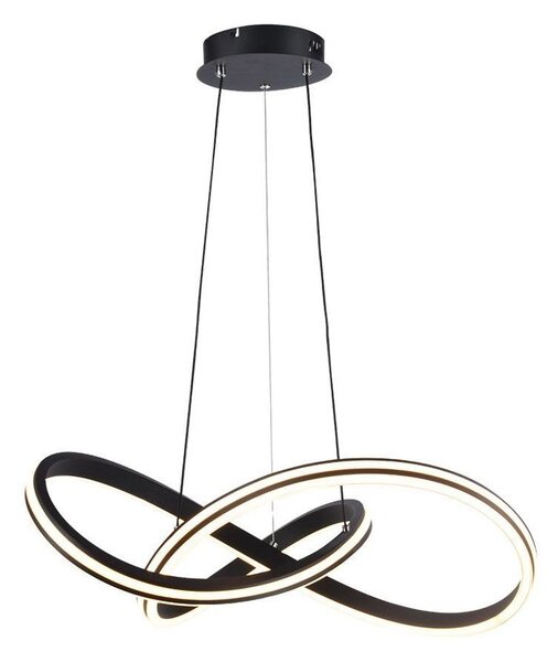 LED Solution Černé závěsné LED svítidlo designové 60cm 40W CCT 23373