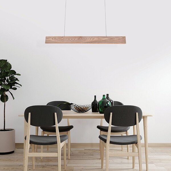 LED Solution Lineární závěsné LED svítidlo designové s dřevěným dekorem 90cm 24W 23365