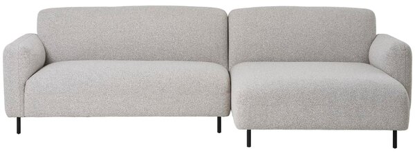 Nordic Living Bouclé rohová pohovka Salvador 265 cm, pravá