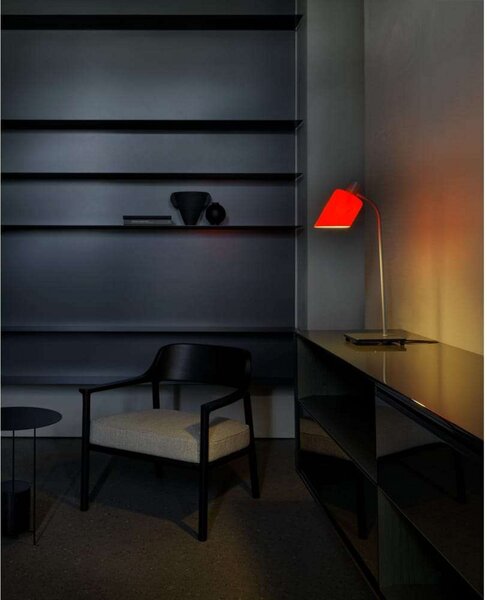 Stolní lampa Nemo Lighting, Červená, Obývací pokoj, Kov