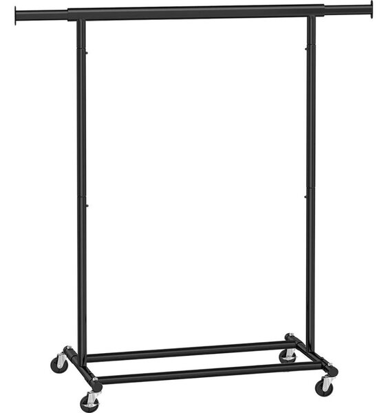 Mobilní stojanový věšák LINEA 92/132x160x46 cm černá