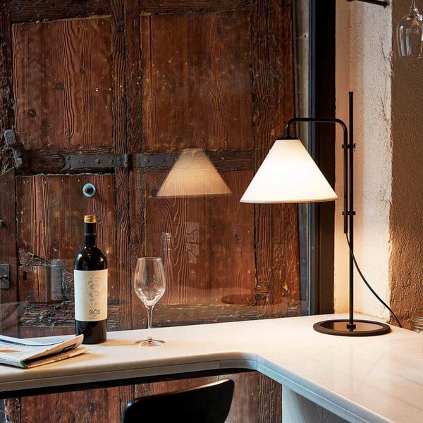 Funiculi Fabric Stolní Lampa Black-White