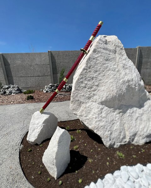 Luxusní Katana s červenou rukojetí