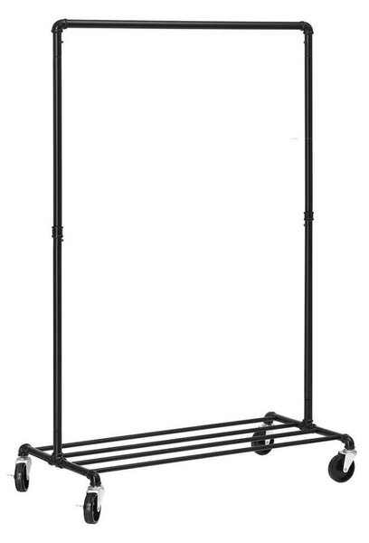 Mobilní stojanový věšák LINEA černá