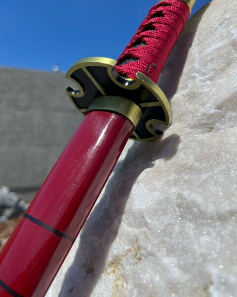 Luxusní Katana s červenou rukojetí