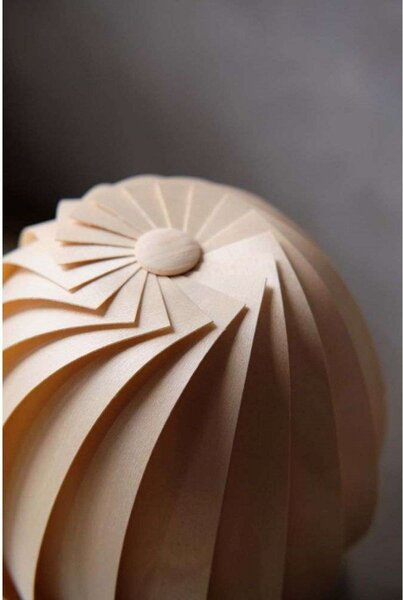 Tom Rossau ST906 stolní lampa, 20 cm, dřevo - Obývací pokoj
