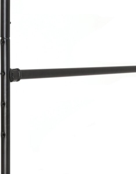 Mobilní stojanový věšák LINEA černá