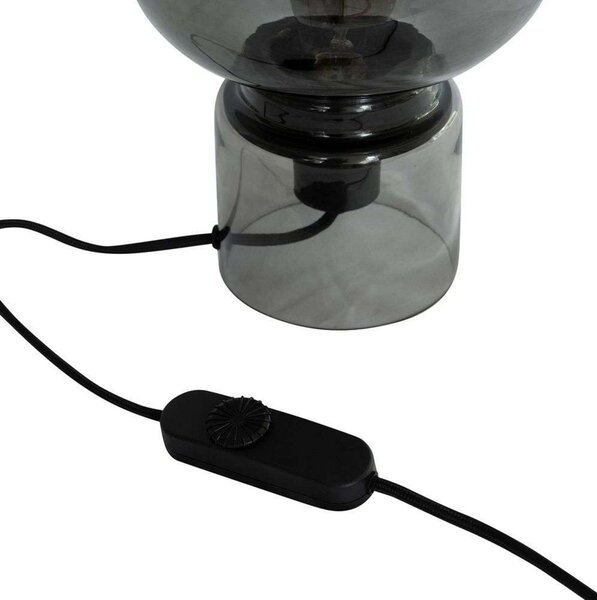 Stolní lampa Watt & Veke, stmívatelné, Šedá, Obývací pokoj, Sklo, Skandinávský