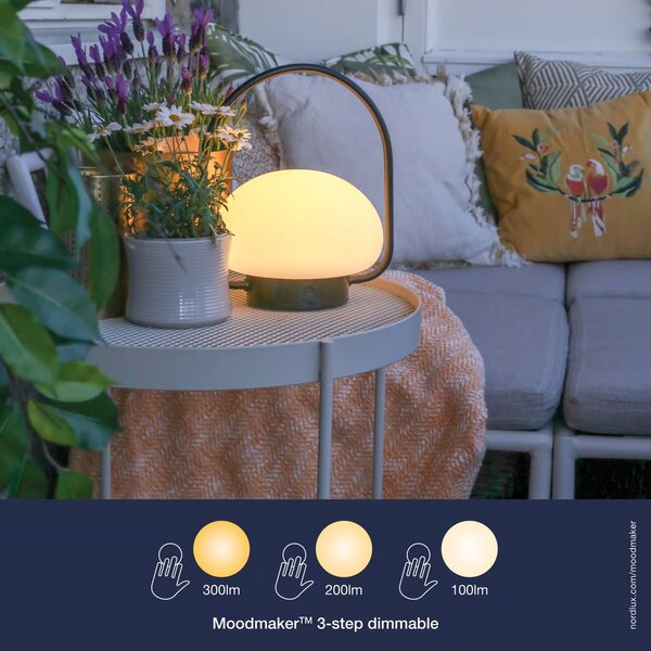 Nordlux Černá přenosná LED lampa Sponge To Go 4,8W 2018145003
