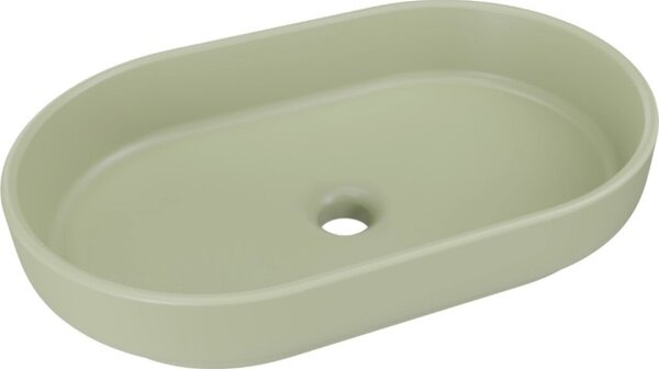 Comad Koupelnová sestava Ovalia River s deskou, umyvadlem a skříňkami 80 cm dub Cremona