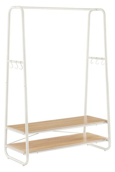 Stojanový věšák LINEA bílá/hnědá