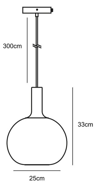 Nordlux Závěsný lustr z opálového skla Alton pro žárovku E27 ø25cm 47313001