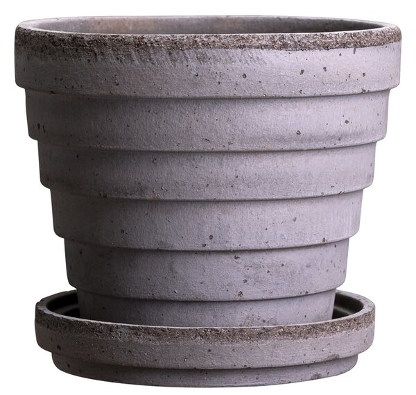 Bergs Potter Terakotový květináč Planet Grey - 14 cm BP123