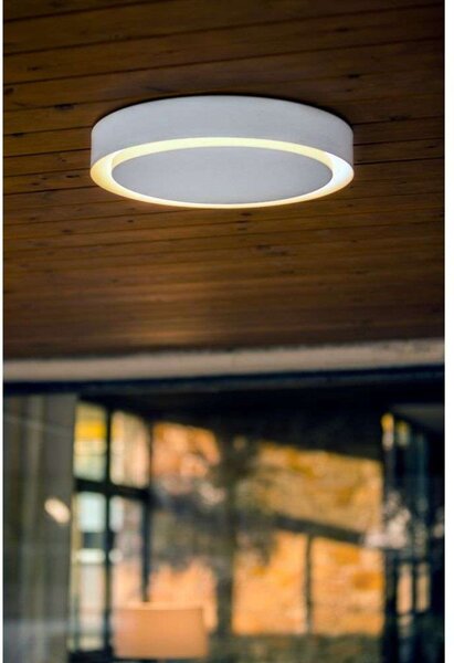 Stropní Lampa Santa & Cole, stmívatelné, Bílá, Koupelna, Kov