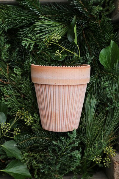 Bergs Potter Terakotový květináč Simona Rosa - 16 cm BP134