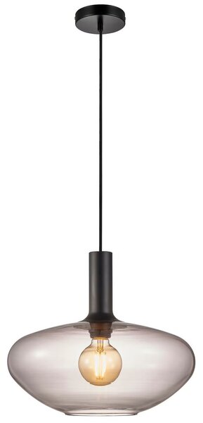 Nordlux Závěsný lustr z kouřového skla Alton pro žárovku E27 ø35cm 48973047