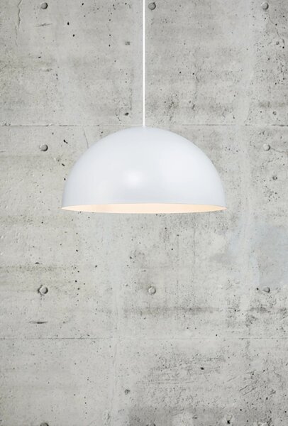 Nordlux Bílý závěsný lustr Ellen 40 pro žárovku E27 48573001