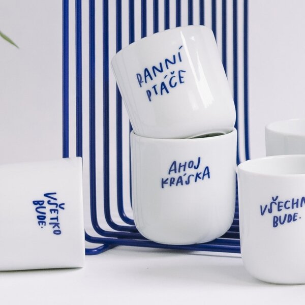 Porcelánový hrnek Ranní ptáče 270 ml