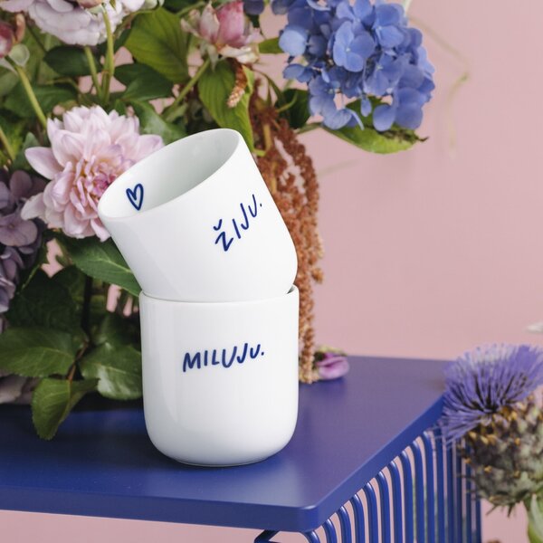 Porcelánový hrnek Žiju 270 ml