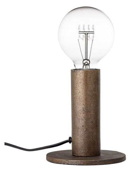 Stolní lampa Bloomingville, Zlatá / mosazná, Obývací pokoj, Kov