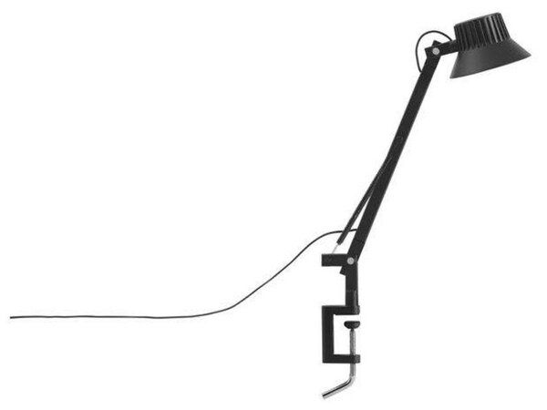 Stolní lampa Muuto, Černá, Pracovna, Hliník