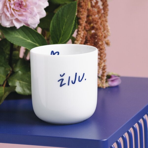 Porcelánový hrnek Žiju 270 ml