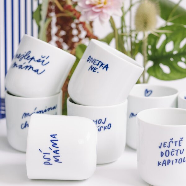 Porcelánový hrnek Dneska NE. 270 ml