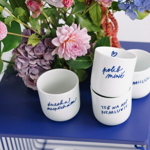 Porcelánový hrnek Dneska nespěchám 270 ml