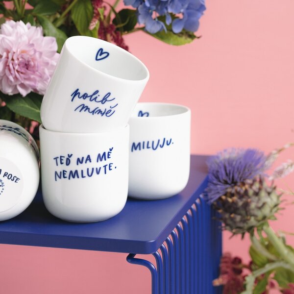 Porcelánový hrnek Miluju 270 ml