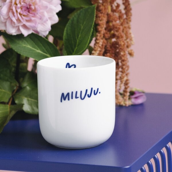 Porcelánový hrnek Miluju 270 ml