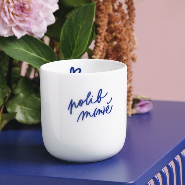 Porcelánový hrnek Polib m(n)ě 270 ml