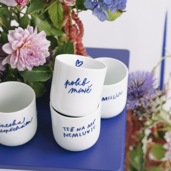 Porcelánový hrnek Polib m(n)ě 270 ml